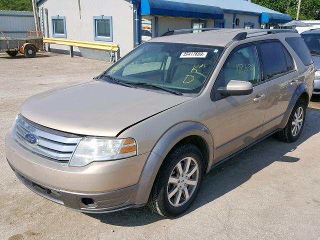 1FMDK02W18GA31978 - 2008 FORD TAURUS X S TAN photo 2