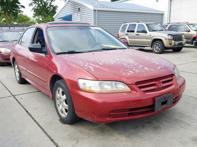 JHMCG66872C023588 - 2002 HONDA ACCORD EX RED photo 1