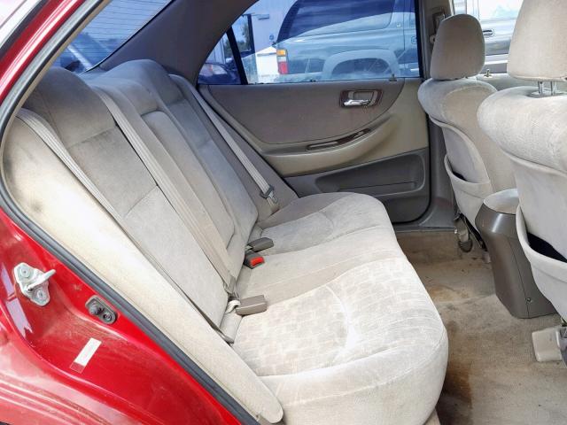 JHMCG66872C023588 - 2002 HONDA ACCORD EX RED photo 6