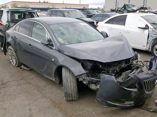 W04GR5EC0B1000348 - 2011 BUICK REGAL CXL GRAY photo 1