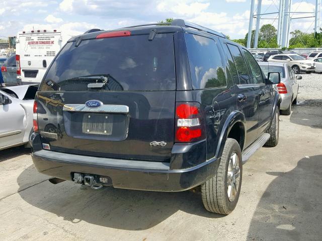 1FMEU7FE5AUA38755 - 2010 FORD EXPLORER L BLACK photo 4