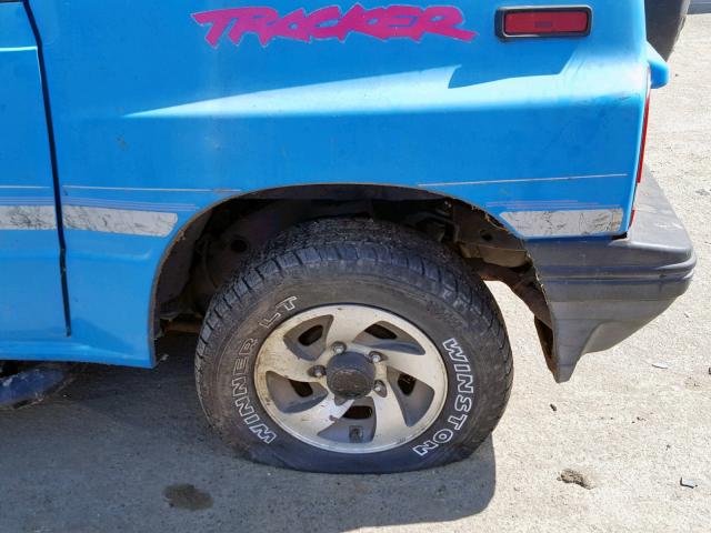 2CNBJ18U7P6922958 - 1993 GEO TRACKER TURQUOISE photo 9