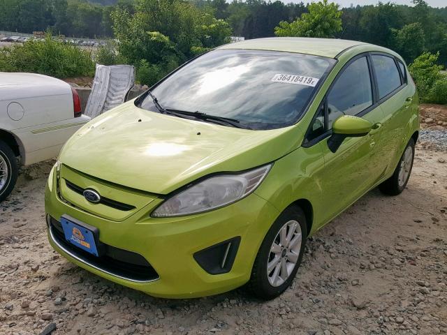 3FADP4EJ4BM173984 - 2011 FORD FIESTA SE GREEN photo 2