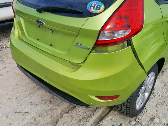 3FADP4EJ4BM173984 - 2011 FORD FIESTA SE GREEN photo 9