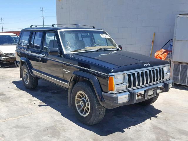 1JCMR7845HT166238 - 1987 JEEP CHEROKEE L BLACK photo 1