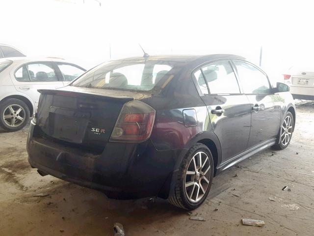 3N1CB61E08L682237 - 2008 NISSAN SENTRA SE- BLACK photo 4