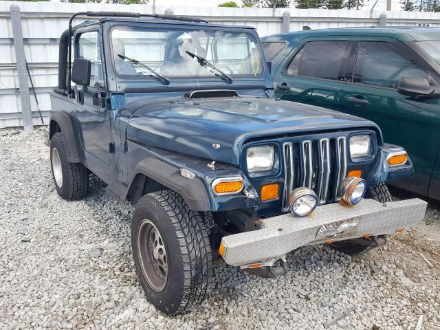 1J4FY19P0SP311716 - 1995 JEEP WRANGLER / GREEN photo 1