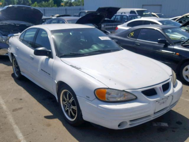 1G2NF52E71C251127 - 2001 PONTIAC GRAND AM S WHITE photo 1