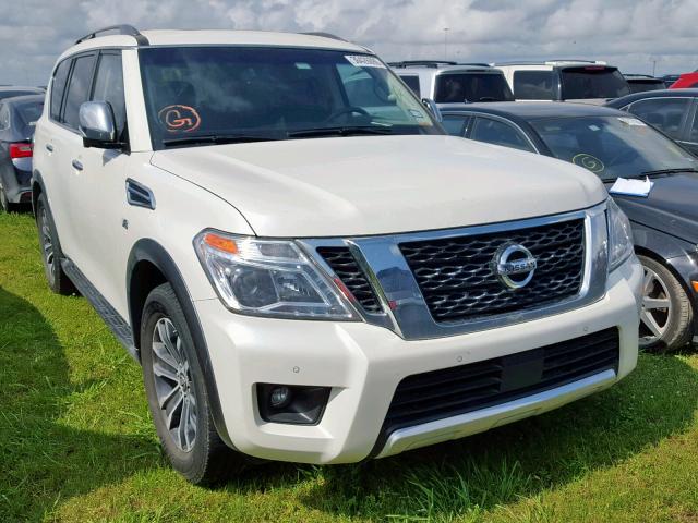 JN8AY2ND9H9003592 - 2017 NISSAN ARMADA SV WHITE photo 1