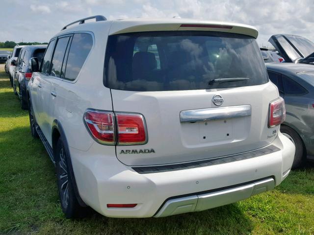 JN8AY2ND9H9003592 - 2017 NISSAN ARMADA SV WHITE photo 3