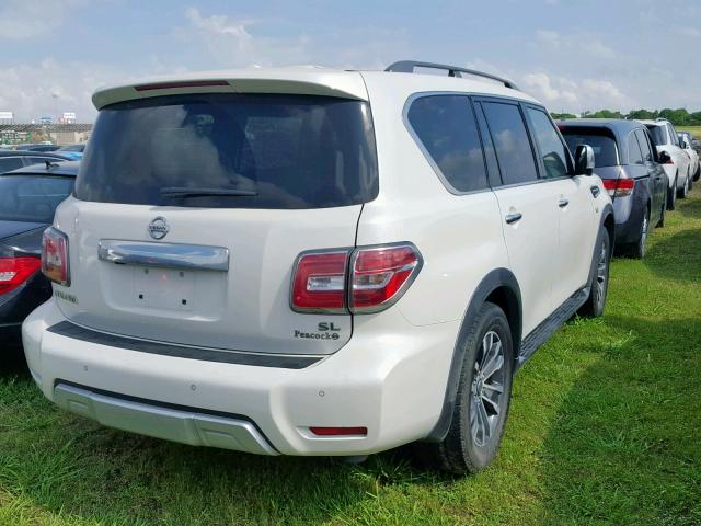 JN8AY2ND9H9003592 - 2017 NISSAN ARMADA SV WHITE photo 4