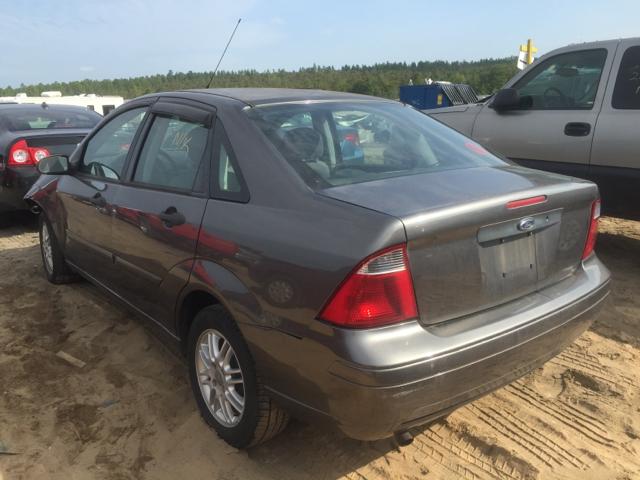 1FAFP34N17W305551 - 2007 FORD FOCUS ZX4 GRAY photo 3