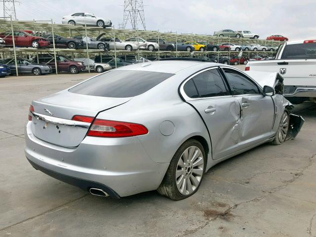 SAJWA05B19HR03145 - 2009 JAGUAR XF LUXURY SILVER photo 4