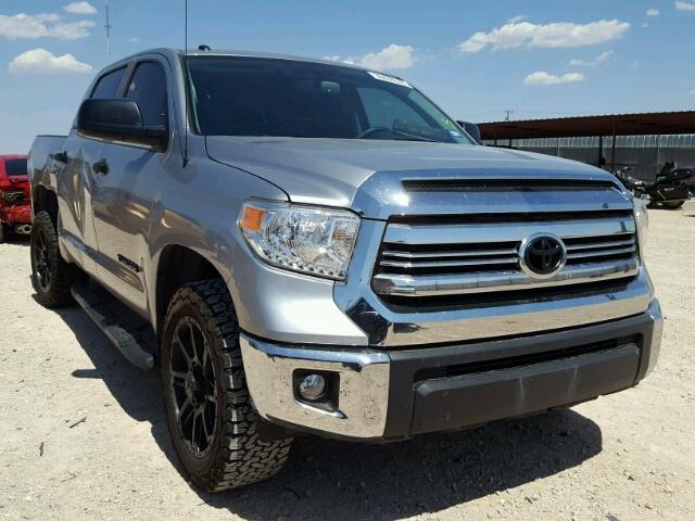 5TFEM5F10HX121430 - 2017 TOYOTA TUNDRA CRE GRAY photo 1