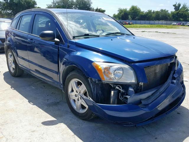 1B3HB48A49D197408 - 2009 DODGE CALIBER SX BLUE photo 1