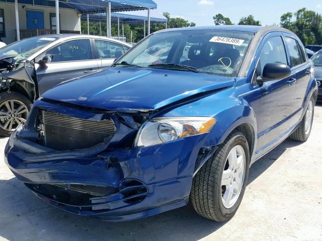 1B3HB48A49D197408 - 2009 DODGE CALIBER SX BLUE photo 2