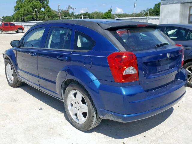 1B3HB48A49D197408 - 2009 DODGE CALIBER SX BLUE photo 3