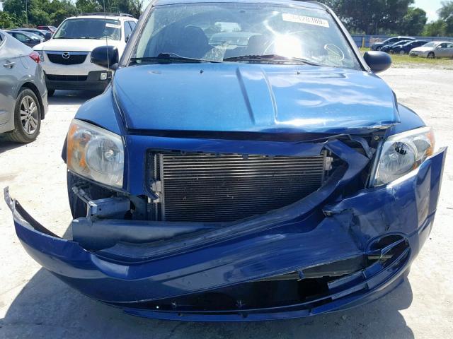 1B3HB48A49D197408 - 2009 DODGE CALIBER SX BLUE photo 9