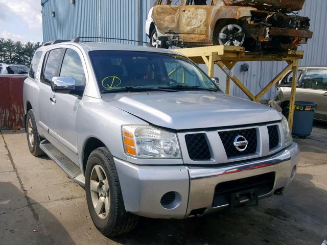 5N1AA08BX5N737347 - 2005 NISSAN ARMADA SE SILVER photo 1