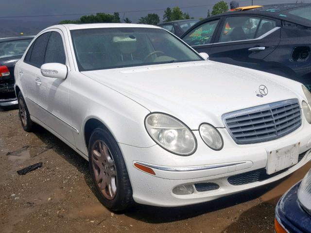 WDBUF65J43A366447 - 2003 MERCEDES-BENZ E 320 WHITE photo 1