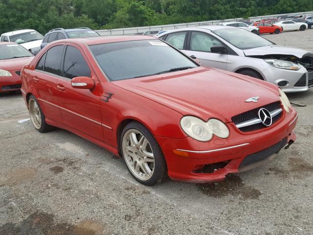 WDBRF76J35F664147 - 2005 MERCEDES-BENZ C 55 AMG RED photo 1