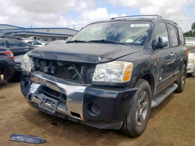 5N1AA08A05N727398 - 2005 NISSAN ARMADA SE BLACK photo 2