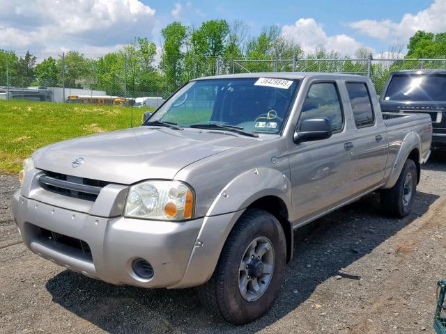 1N6ED29Y34C476923 - 2004 NISSAN FRONTIER C GRAY photo 2