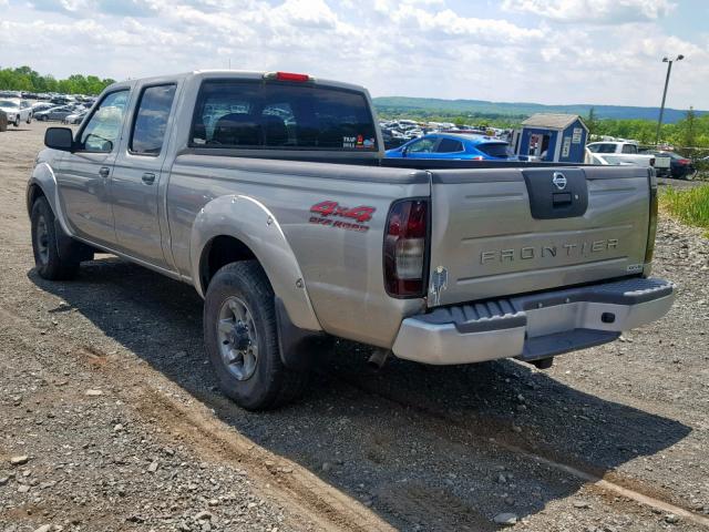 1N6ED29Y34C476923 - 2004 NISSAN FRONTIER C GRAY photo 3