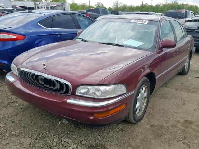 1G4CW54K0Y4251136 - 2000 BUICK PARK AVENU BURGUNDY photo 2