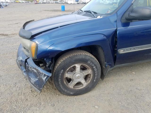 1GNDT13S522407502 - 2002 CHEVROLET TRAILBLAZER  photo 9