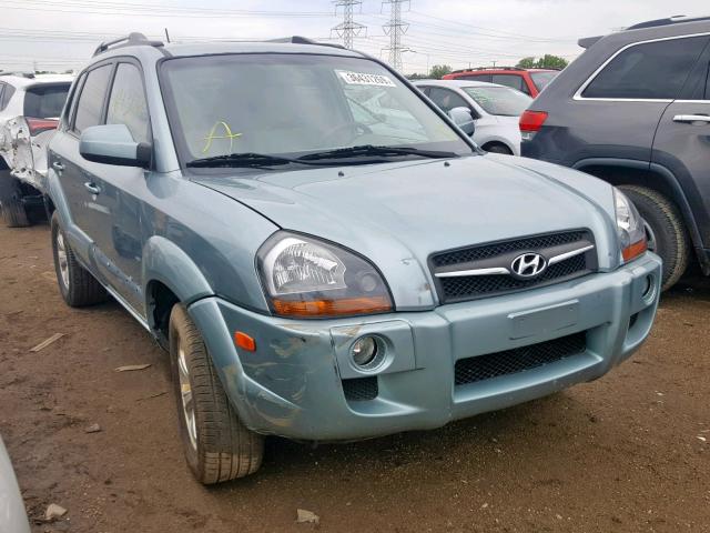 KM8JN12D79U951308 - 2009 HYUNDAI TUCSON SE BLUE photo 1