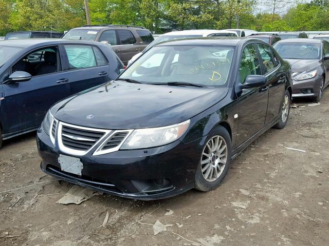 YS3FB49YX81108452 - 2008 SAAB 9-3 2.0T BLACK photo 2