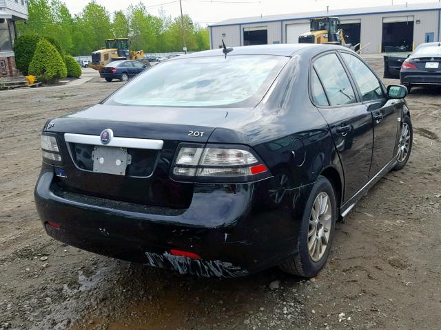 YS3FB49YX81108452 - 2008 SAAB 9-3 2.0T BLACK photo 4