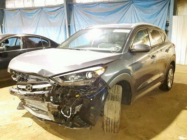 KM8J3CA45HU258741 - 2017 HYUNDAI TUCSON LIM GRAY photo 2