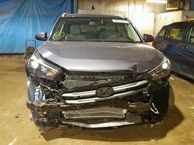 KM8J3CA45HU258741 - 2017 HYUNDAI TUCSON LIM GRAY photo 9