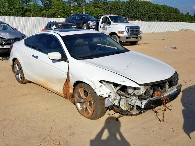 1HGCS2B88CA001175 - 2012 HONDA ACCORD EXL WHITE photo 1