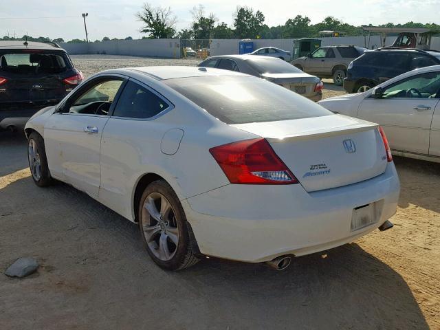 1HGCS2B88CA001175 - 2012 HONDA ACCORD EXL WHITE photo 3