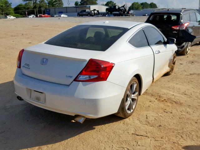 1HGCS2B88CA001175 - 2012 HONDA ACCORD EXL WHITE photo 4