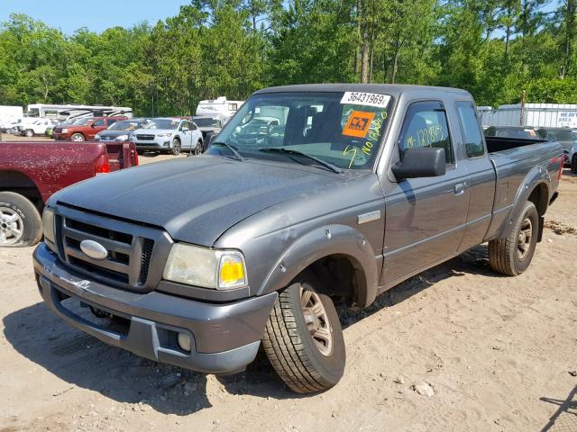 1FTYR14U56PA32924 - 2006 FORD RANGER SUP GRAY photo 2