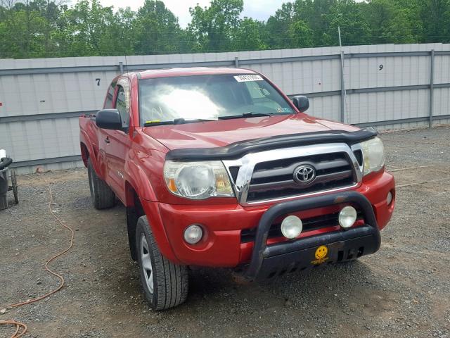 5TEUU42N29Z621338 - 2009 TOYOTA TACOMA ACC RED photo 1