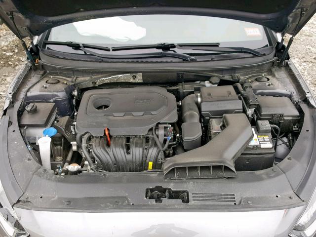 5NPE34AF7JH727079 - 2018 HYUNDAI SONATA SPO SILVER photo 7