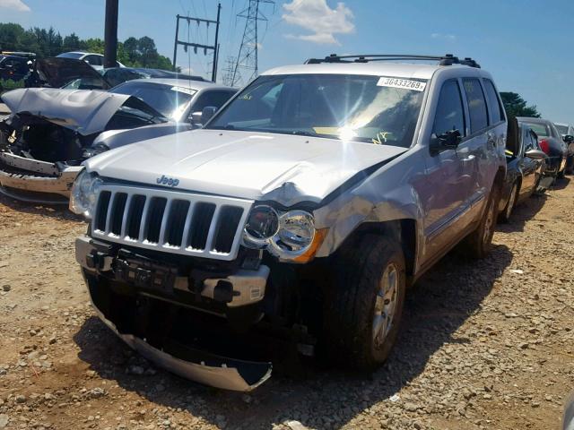 1J4PR4GK3AC145126 - 2010 JEEP GRAND CHER SILVER photo 2