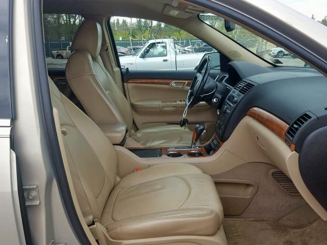 5GZEV23D29J177298 - 2009 SATURN OUTLOOK XR ოქროსფერი ფოტო 5