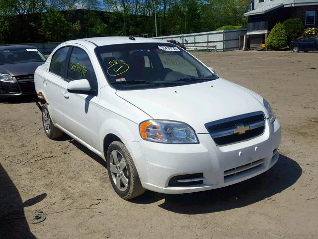 KL1TD5DE6BB201100 - 2011 CHEVROLET AVEO LS WHITE photo 1