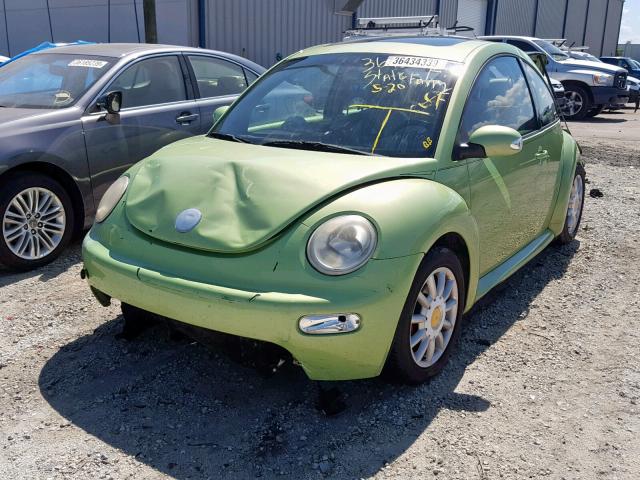 3VWCK31C45M408536 - 2005 VOLKSWAGEN NEW BEETLE Yaşıl foto 2