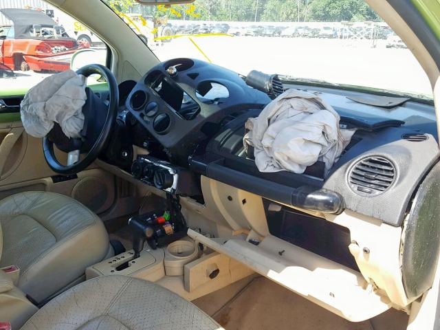 3VWCK31C45M408536 - 2005 VOLKSWAGEN NEW BEETLE Yaşıl foto 9