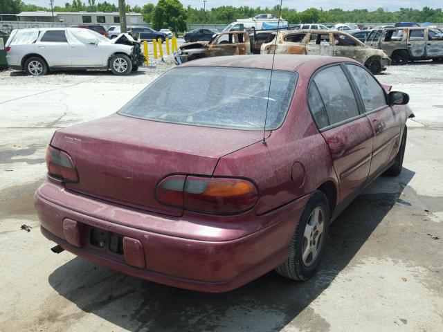 1G1ND52F44M540791 - 2004 CHEVROLET CLASSIC RED photo 4