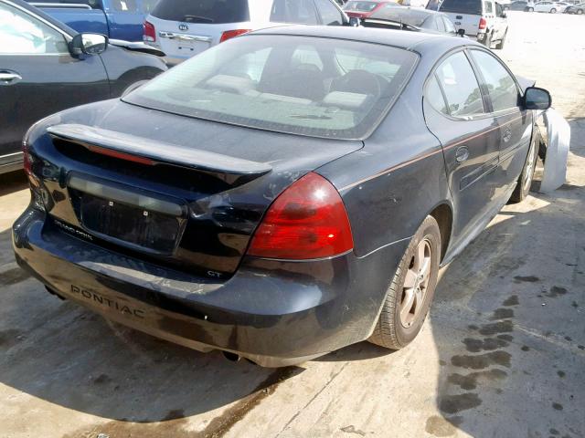 2G2WS542851223397 - 2005 PONTIAC GRAND PRIX BLACK photo 4