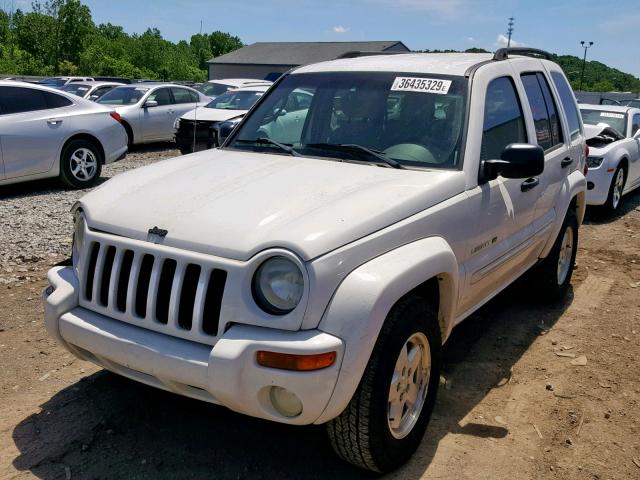 1J4GL58K13W666949 - 2003 JEEP LIBERTY LI WHITE photo 2