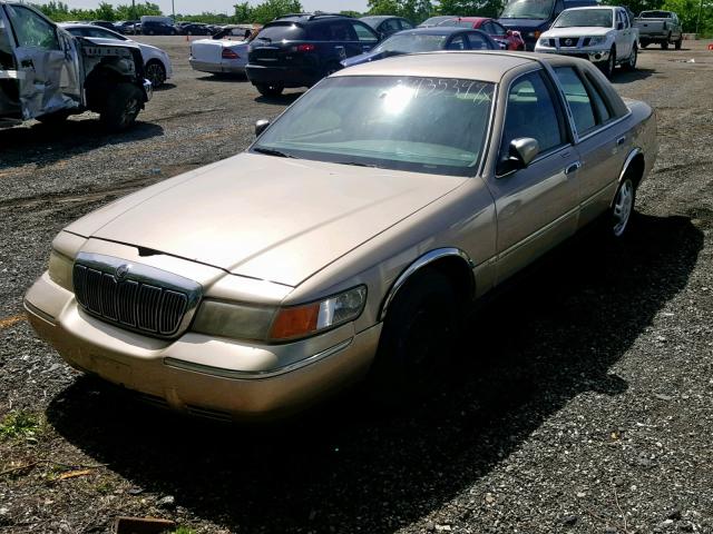 2MEFM75W4YX636436 - 2000 MERCURY GRAND MARQ GOLD photo 2